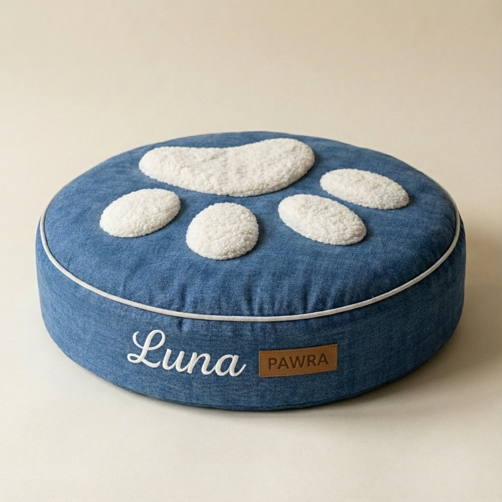 Premium Evcil Hayvan Yatağı – Dostunuzun Adıyla Kişiselleştirilmiş Konfor + ÜCRETSİZ Bakım Rehberi